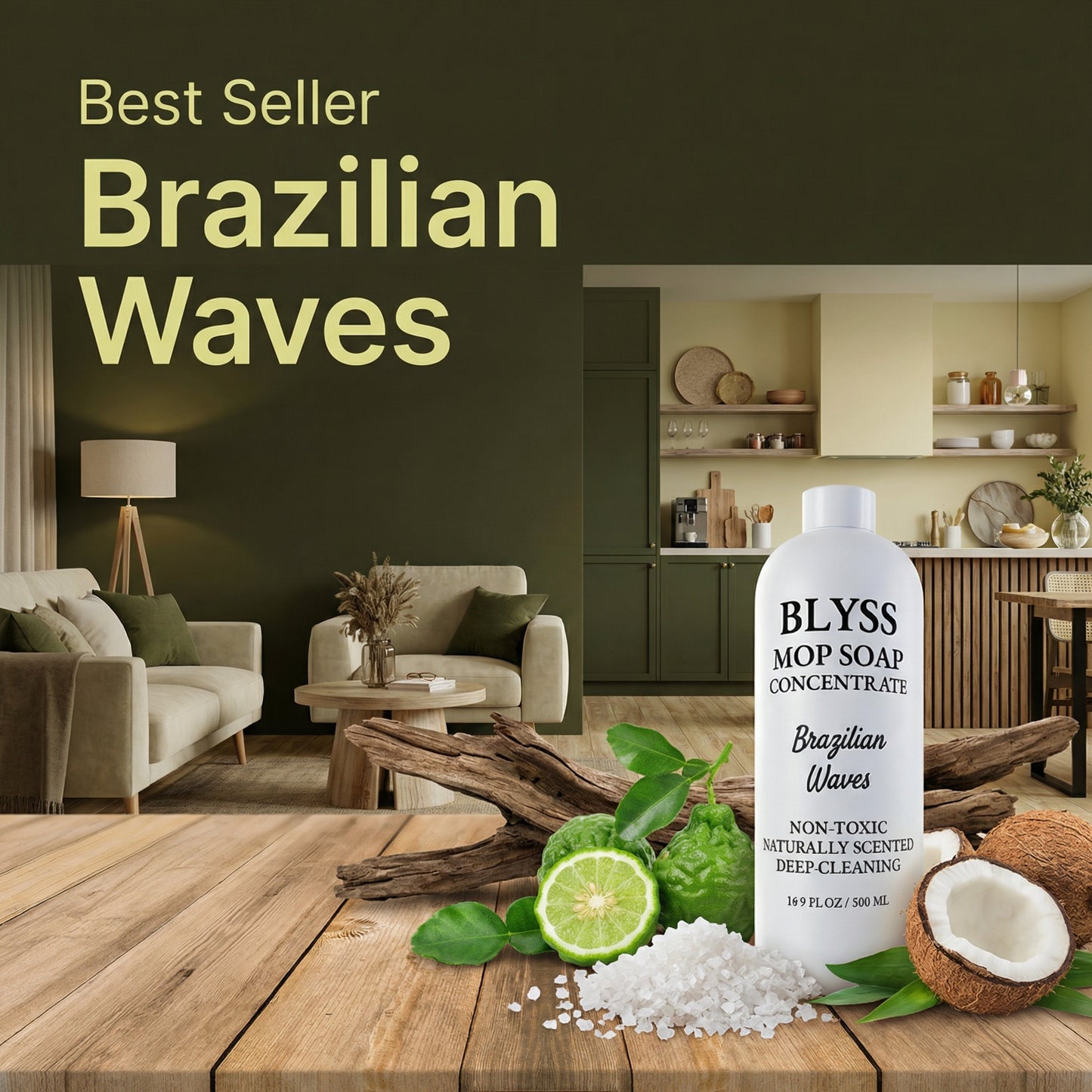 Blyss Natural Scented Mop Soap